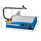 Hot Wire Foam Cutter, Foam Cutting Worktable with Elevated Extension Rail, Hot Wire Cutting Tool for EVA, Sponge, KT board, Insulation panels, Polystyrene Foam Various Thermoplastic Materials Blue - color: Blue
