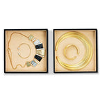 Stackable Jewelry Tray Organizer - Empty - size: Square - Empty x 2