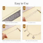 Jabogrii 5 Meters Stainless Steel Heart Chain for Jewelry Making Silver DIY Craft Jewelry Making Chain with Lobster Clasps and Jump Rings - color: Hollow Heart Silver