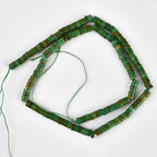 170pcs 4x2mm Green Turquoise Heishi Disc Rondelle Spacer Natural Stone Semi Precious Gemstone Loose Beads for Jewelry Making 15 inch - color: Green Turquoise, size: 4x2mm