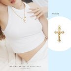 84Pcs/42Set Rosary Kits Cross and Center Medal Charms Alloy Oval Virgen De Guadalupe Links Connector Charm Pendant for Diy Jewelry Making Supplies