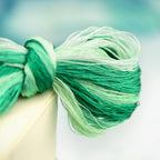 8 Skeins Mulberry Silk Floss Embroidery Thread Floss-Cross Stitch Threads China Silk Woven Jewelry Threads DIY Sewing Kits (09) - color: 09