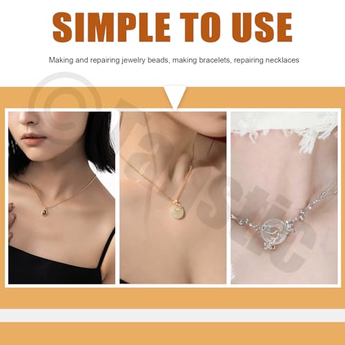 Tanstic 1403Pcs Silver Open Jump Rings Kit - 4mm, 5mm, 6mm, 7mm, 8mm, 10mm With Opener, Pliers and Tweezer for Jewelry Making - color: Silver Jump Rings