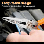 Rongon 3Pack-Mini Needle Nose Pliers 5" Small Long Nose Pliers with Wire Cutters for Jewelry, Making, DIY, Working in Tight Areas (3Pcs) - size: 3Pcs