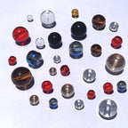 Transparent Round Crystal Glass Beads for Jewelry Making (4/6/8/10/12mm), Smooth Round Natural Gemstone Glass Spacer Loose Beads for Crafts Bracelets Necklaces Charms - color: Round Smooth Glass Beads:Transparent