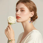 200 Pcs Earring Making Kit with Beading Hoop Earring Finding Component Accessories Earrings Hoops for Jewelry Making Open Back Bezel Pendants Geometric Hollow Frame Pendant for DIY Crafts Supplies