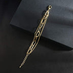 Waterproof Gold Chain Bracelet For Women Non Tarnish,14K Gold Plated Link Dainty Bracelets Stake Layered Bracelet Set Hypoallergen Gold Jewelry - color: Style-2