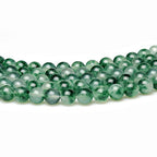 MJDCB Natural Stone Beads Purple Aventurine Round Loose Beads for DIY Necklace Bracelat Jewelry Making 15" (Moss Quartz, 8mm) - color: Moss Quartz, size: 8mm