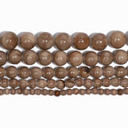 Yochus 40pcs 10mm Coffee Persian Jade Energy Healing Round Bulk Gemstone Beads for Jewelry Making Bracelet Necklace Earring DIY - color: coffee, size: 10mm