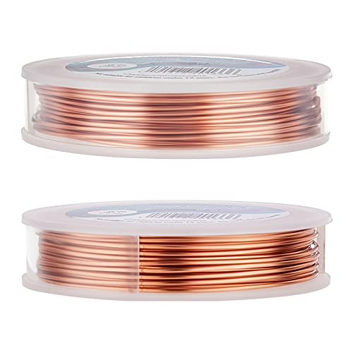 BENECREAT 18-Gauge Tarnish Resistant Copper Wire, 33-Feet/11-Yard Jewelry Beading Wire for Bracelet Necklace Jewelry Making - color: Copper, size: 18-Gauge(33-Feet/11-Yard)