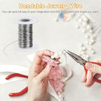 M METERXITY 21 Gauge Stainless Steel Craft Wire, 0.7mm 131 ft Bendable Floral Snare Wire for Jewelry Making/Sculpting/Armature Crafting/Floral Bonsai/DIY Crafts - size: 21 Gauge x 131 ft