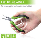 SPEEDWOX Mini Long Nose Pliers 4-1/2 Inches Precision Wire Cutters with Spring Fine Beading Pliers Precision Jewelry Making Tool Hobby Craft DIY - style: Long Nose Pliers