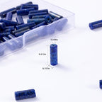Natural Lapis Lazuli Cylinder Tube Beads 4x13mm 38cm/str Loose Semi Gemstone Stone Beads for Making Bracelets Necklace Earrings - color: Lapis Lazuli, size: 4x13mm Cylinder