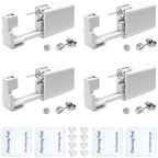 4 Pack Ear Piercing Gun Kit, Disposable Ear Piercing Gun with Silver Earring Studs Safety Ear Piercing Gun Kit Tool - size: 3mm