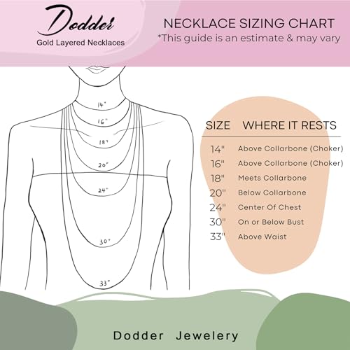 Gold Layered Necklaces for Women, 14K Gold Plated Dainty Gold Chain Choker Necklace Stack, Herringbone Gold Necklaces Set - color: gold-3-Beaded