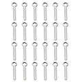PATIKIL Letter Charm, 50pcs Alphabet Initial Pendant Charm Bulk DIY for Jewelry Making Bracelets Earrings Necklace - style: I