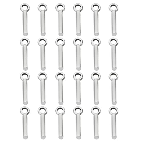 PATIKIL Letter Charm, 50pcs Alphabet Initial Pendant Charm Bulk DIY for Jewelry Making Bracelets Earrings Necklace - style: I