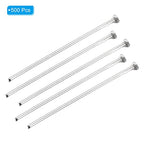 PATIKIL 500Pcs Flat Head Pins for Jewelry Making 18mm Stainless Steel Flat Head Pins Jewelry Head Pins for Craft Earring Bracelet Necklace Pendant Supplies 22 Gauge Silver - size: 18mm