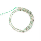Faceted Natural Green Phantom Quartz 2-3mm Cube Square Loose Beads Gemstone Small Loose Beads Healing Crystal Energy Stone for DIY Jewelry Making 15" - color: Green Phantom Quartz
