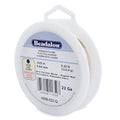 Beadalon German Style Wrapping Wire, Round, Silver Plated, 22 Gauge, 125 ft - color: Silver Plated, size: 22 Gauge / 125 Ft