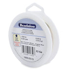 Beadalon German Style Wrapping Wire, Round, Silver Plated, 22 Gauge, 125 ft - color: Silver Plated, size: 22 Gauge / 125 Ft