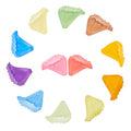 arricraft 140~143pcs/box Flower Beads, Transparent Acrylic Bead Caps, Plastic Beads Spacer Loose Beads Kits for DIY Craft Necklaces Bracelets Jewelry Making-Mixed Color