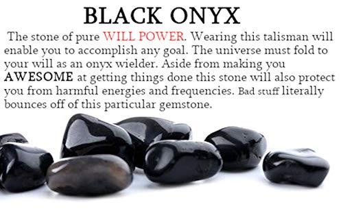 Rose Quartz Bracelet - 8mm Healing Crystal for Love, Unisex - color: 01: Black Onyx, style: E: 7.9-8.2 inches