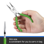 Long Fine Needle Nose Pliers with Cutter, Teeth, Chain Nose Pliers for Jewelry Making & Repair - style: Long Nose Pliers Thin