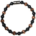 Copper and Magnetic Hematite Bracelet - size: 9 Inches