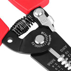 10-22 AWG Wire Stripper Cutter, Multifunctional Multi-Size Wire Stripping Tool, Manganese Steel, Non-Slip Handle Design and Superb Craftsmanship