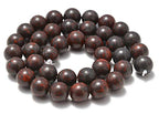 AD Beads Natural Gemstone Smooth Round Loose Beads 15“ 6mm 8mm 10mm (6mm, Flower Jasper) - color: Flower Jasper, size: 6mm