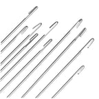 10Pcs Beading Needles Set for Jewelry Making Stainless Steel Bead Threaders for DIY Crafting Portable Beads Threading Tools for Home Use