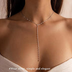 3PCS Gold Necklaces for Women,Chunky Statement Gold Plated Necklace Stack Layered Sterling Silver Herringbone Chains for Women Dainty Trendy Silver Chains Stacked Jewelry Gifts - color: silver Y-necklace set