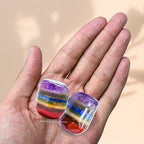 Amazing Gemstone Chakra Crystal Tumbled Stones Polished Rocks - Natural Gem Stones for Healing - DIY Crystals for Protection (1 Piece) - color: Chakra