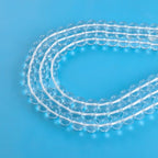 150pcs 6mm Clear Quartz Beads Natural Gemstone Beads Round Loose Beads for Jewelry Making - color: Clear Quartz, size: 6mm