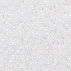 Miyuki Round Seed Bead Size 15/0 8.2g White Pearl