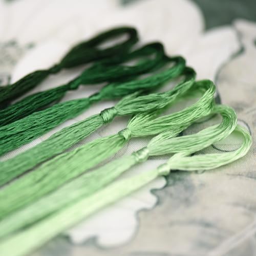 MIINGGUXIUYI Mulberry Silk Floss Embroidery Thread Floss-Cross Stitch Threads China Silk Woven Jewelry Threads DIY Sewing Kits (91) - color: 91