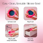 KoluaWax Premium Waxing Kit for Women - Beginner Friendly - Complete Wax Kit that includes 14oz of Wax Beads, Applicator, Pre and Post Care, Suitable for Sensitive Skin (Black) - Mothers Day Gifts - color: Black