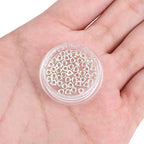 BEADIA Silver Plated Triangle Spacer Beads 3x1.5mm 50pcs for Jewelry Making Findings Non Tarnish - color: Silver, size: 3x1.5mm Triangle