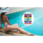 12pcs Friendship Bracelets Beaded Bracelets Heishi Bracelet Cute Bracelets Stack Vinyl Clay Disc Bead Surfer Stretch Summer Beach Bracelets For Women Preppy Bracelets - color: Q