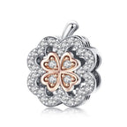 Mothers Day Birthday Number Love Family Friendship Graduation Auntie Grandma Dad Mom Charms for Pandora Bracelets Necklaces, Gifts Women, for Anniversary Valentines Christmas - style: Lucky Clover