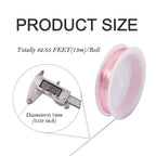 Cheriswelry 42.65 Feet Copper Wire for Jewelry Making 21 Gauge 0.7mm Tarnish Resistant Wire Pink Soft Artistic Bendable Wire with Spool - size: 21 Gauge(0.7mm)