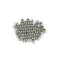 60 Pcs 304 Stainless Steel Smooth Round Spacer Beads 3mm Hole,Seamless Loose Beads for DIY Bracelet Jewelry Making Findings 6mm - color: steel, size: 6*3mm