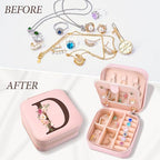 Inngeroo Christmas Gift for Women, Christmas Travel Jewelry Case Box Organizer Personalized Gifts for Mom Wife Women, Gift for Friend Sister Grandma Aunt - style: D