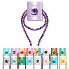 Vinswet 90pcs 4mm Amethyst Natural Stone Beads Round Genuine Real Stone Beading Loose Gemstones DIY Smooth Bead for Bracelet Necklace Earrings Jewelry Making - color: Amethyst, size: 4mm