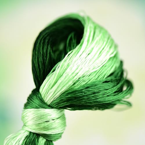 8 Skeins Mulberry Silk Floss Embroidery Thread Floss-Cross Stitch Threads China Silk Woven Jewelry Threads DIY Sewing Kits (19) - color: 19