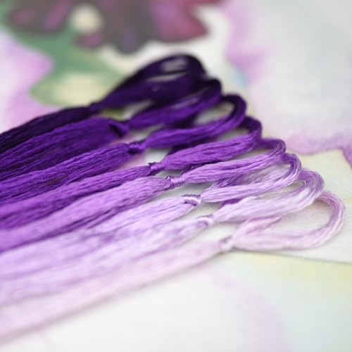 MIINGGUXIUYI Mulberry Silk Floss Embroidery Thread Floss-Cross Stitch Threads China Silk Woven Jewelry Threads DIY Sewing Kits (95) - color: 95