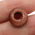 QSLLER Natural Semi-Precious Stone Large Hole Loose Beads Abacus Shape Fashionable Opal Amethyst Unakite Rose Quartz Charm Beads for Making Necklace Bracelet - color: 6X12mm
