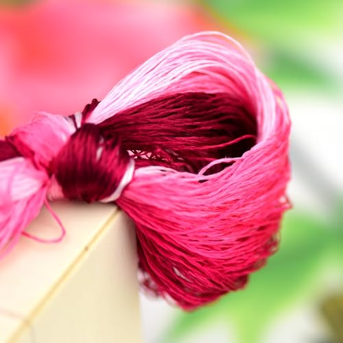8 Skeins Mulberry Silk Floss Embroidery Thread Floss-Cross Stitch Threads China Silk Woven Jewelry Threads DIY Sewing Kits (05) - color: 05