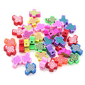 100 Pcs Polymer Clay Beads Mixed Heishi Spacer Beads Supplies for DIY Bracelet Earring Necklace Jewelry Making (Cross) - color: Cross